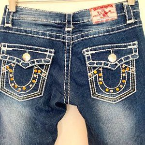 True Religion - Studs and Stones Jeans Size 27